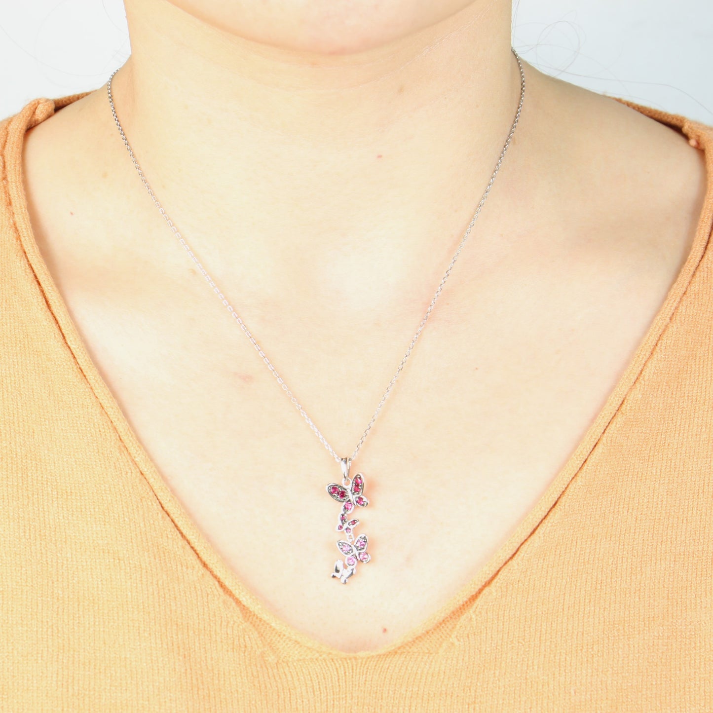 Sterling Silver Butterfly Necklace