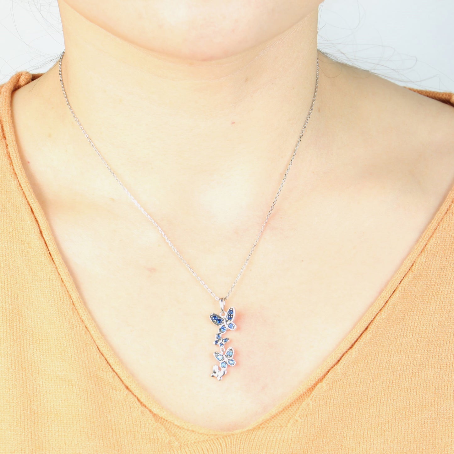 Sterling Silver Butterfly Necklace