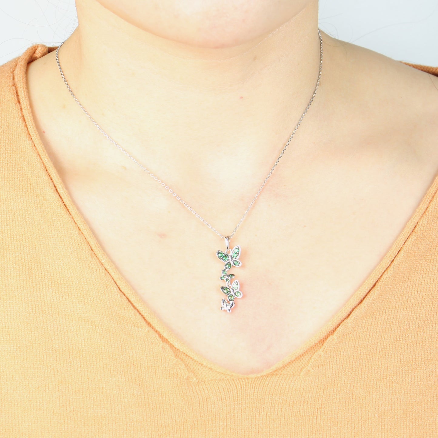 Sterling Silver Butterfly Necklace