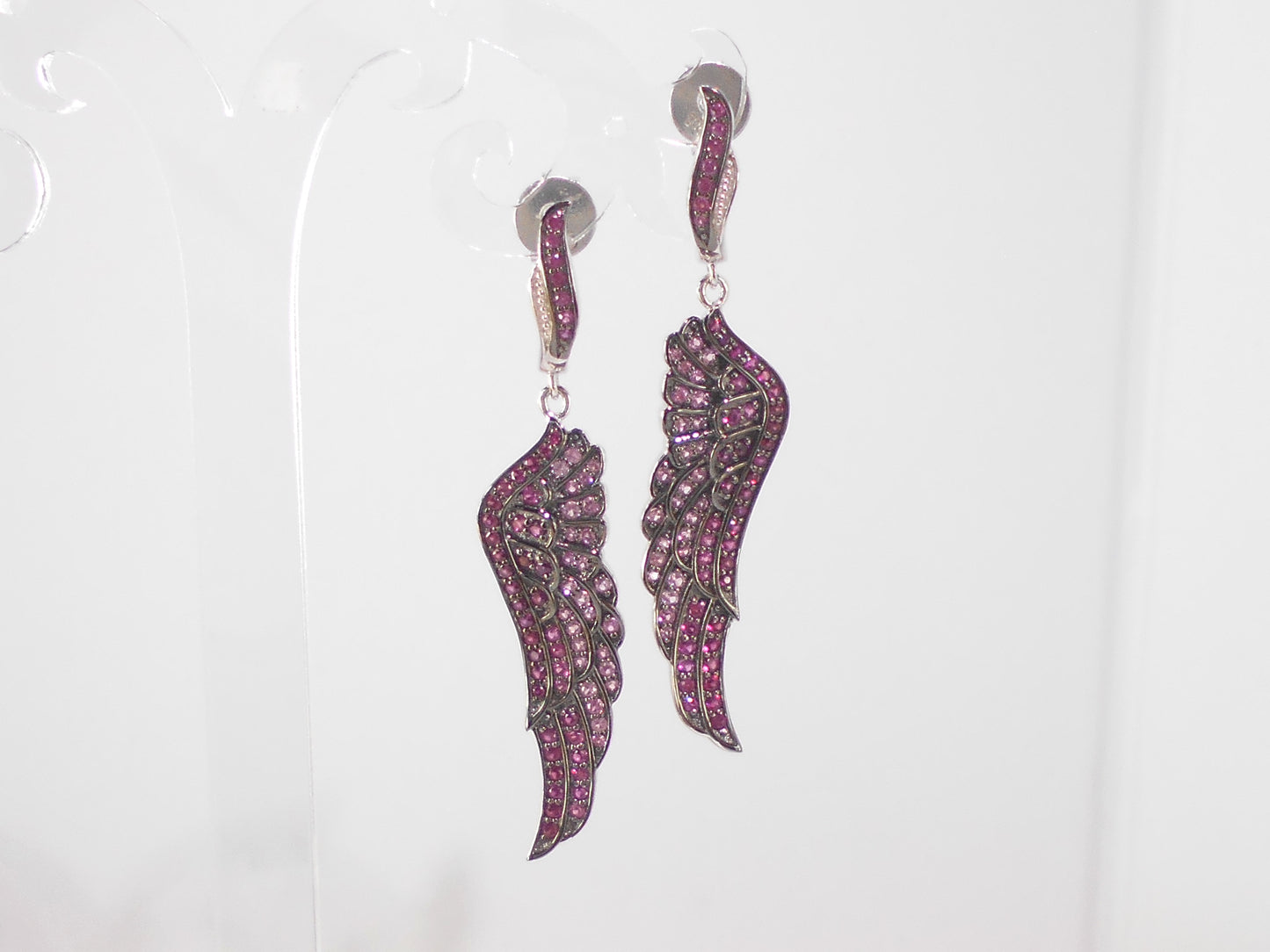Sterling Silver Falcon Wing Earrings