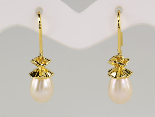 Sterling Silver Pearl Earrings