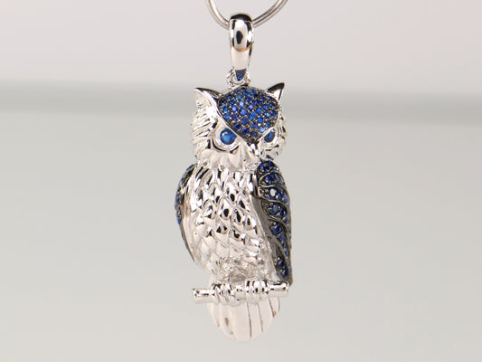 Sterling Silver Owl Necklace