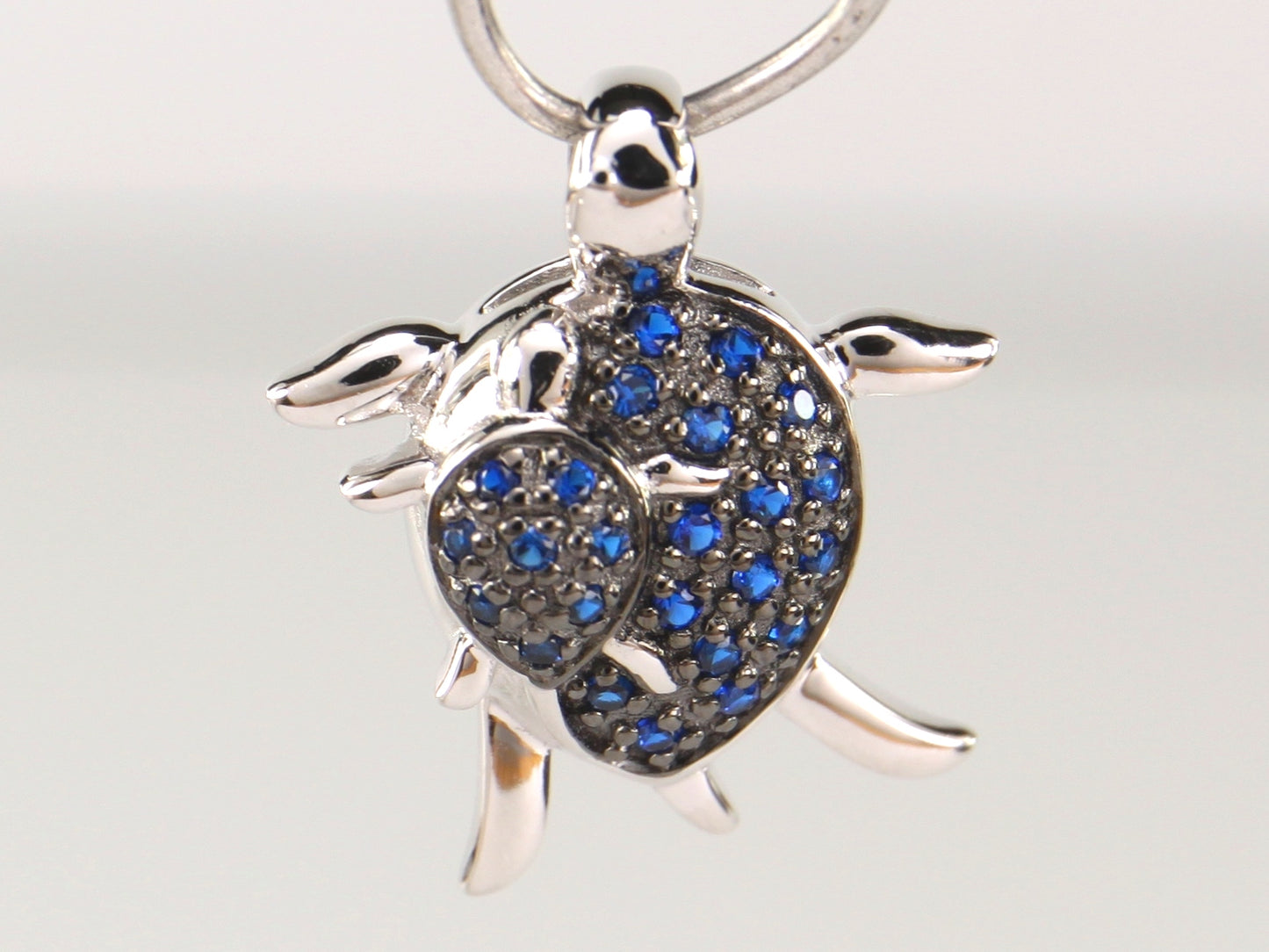 Sterling Silver Turtle Necklace