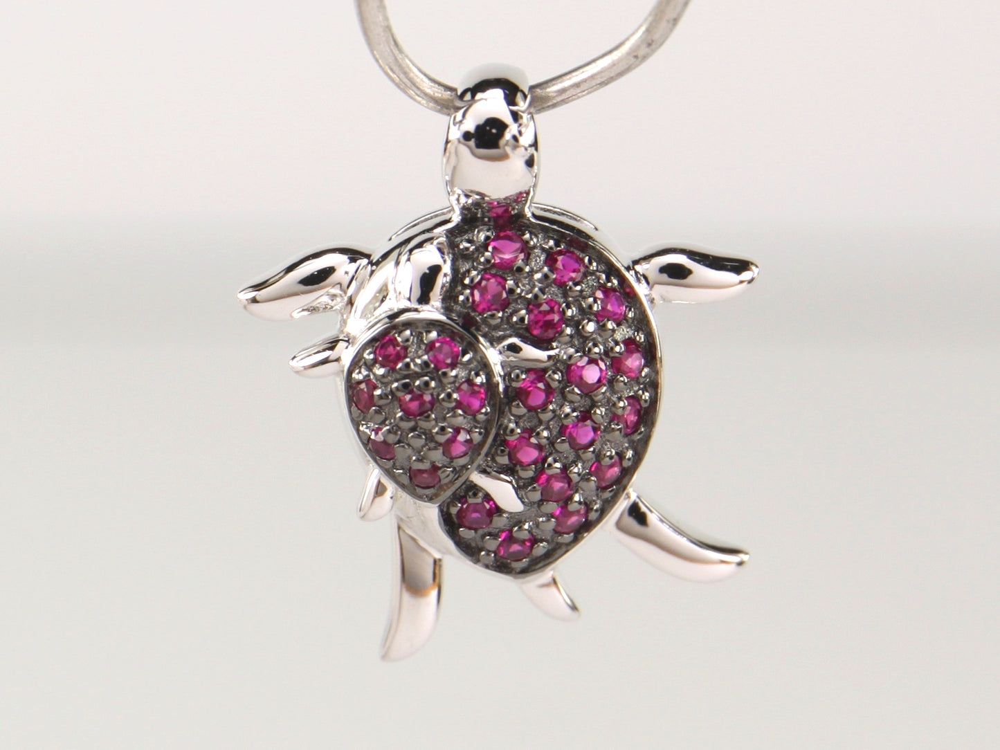 Sterling Silver Turtle Necklace