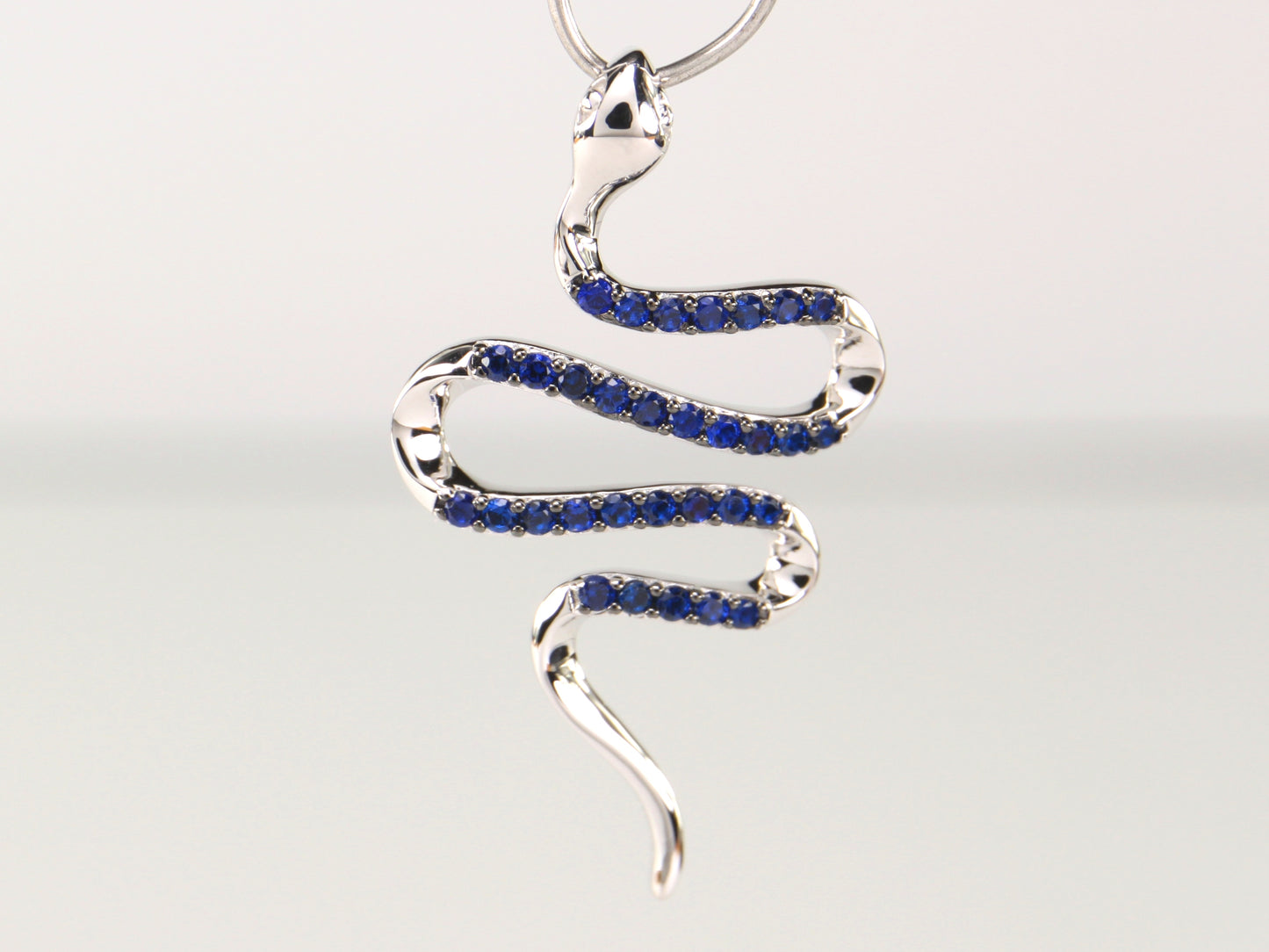 Sterling Silver Snake Necklace