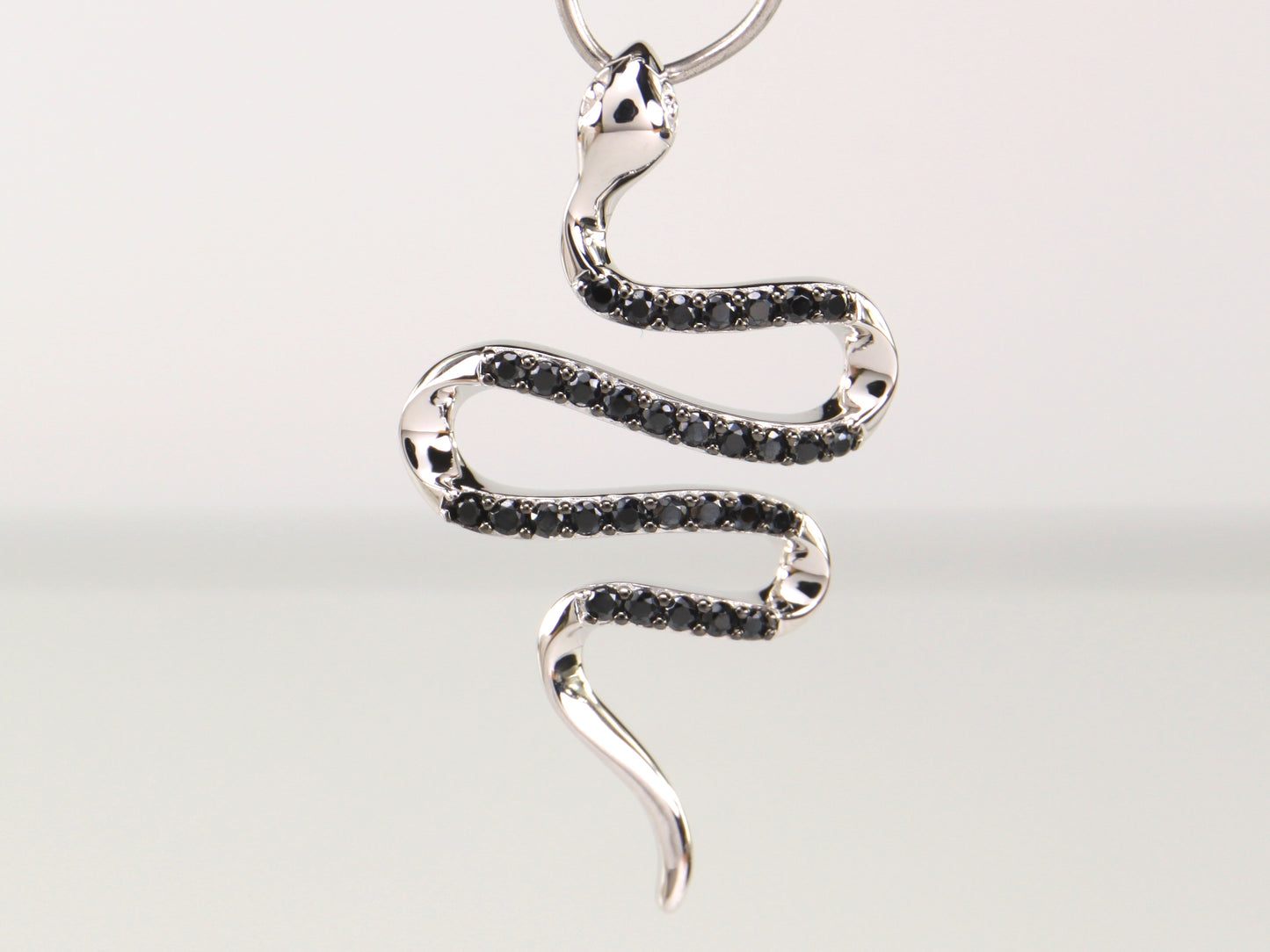 Sterling Silver Snake Necklace