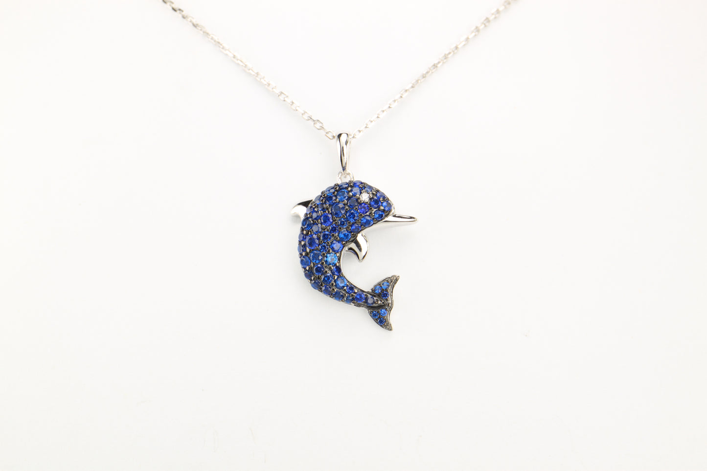 Sterling Silver Dolphin Necklace