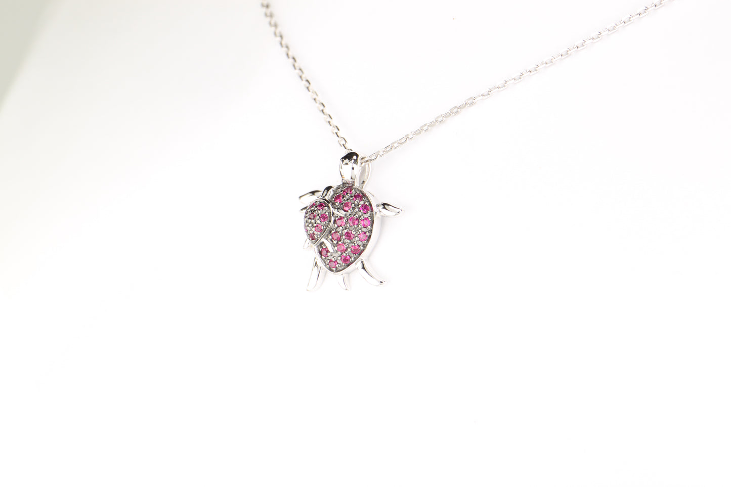 Sterling Silver Turtle Necklace