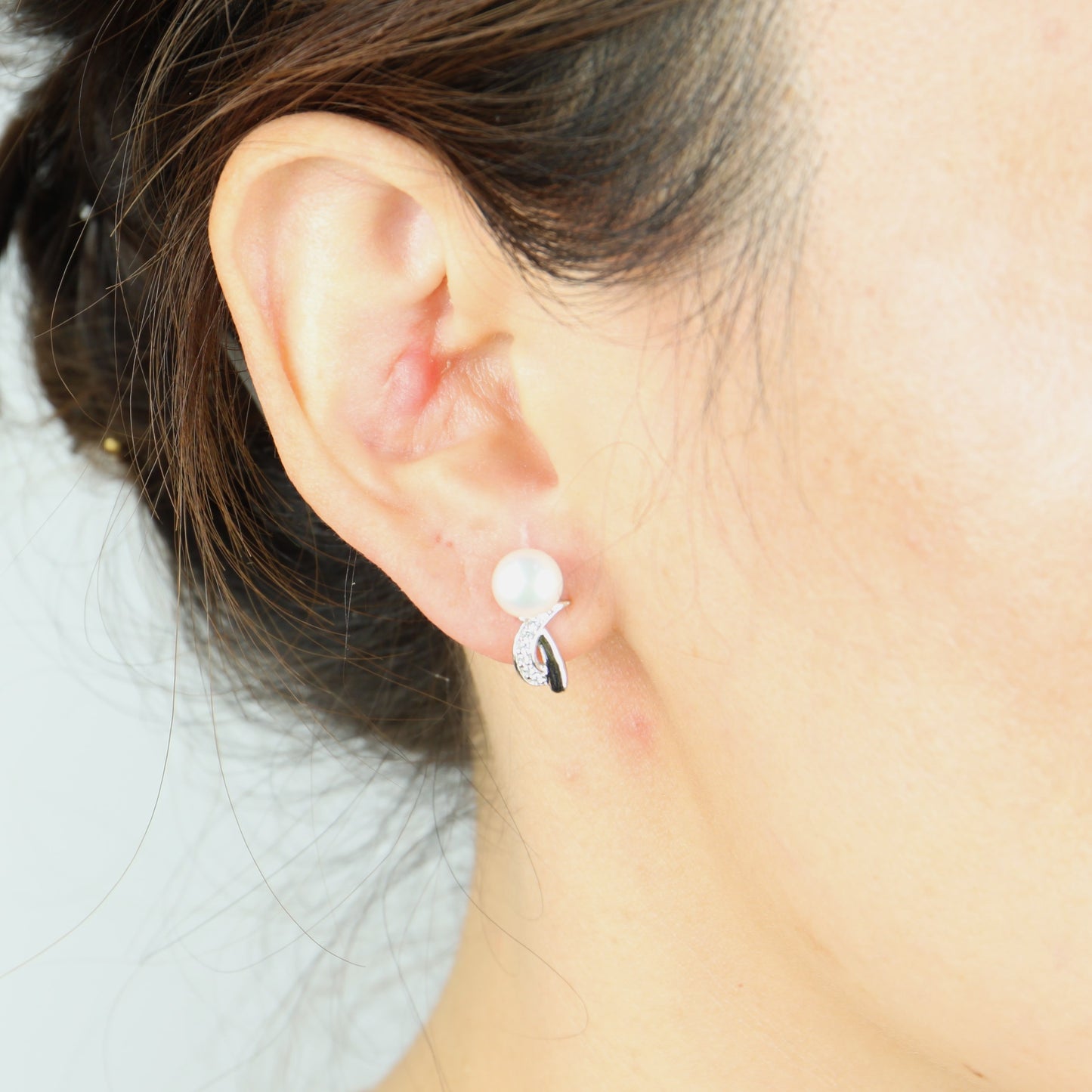 Sterling Silver Pearl Earrings