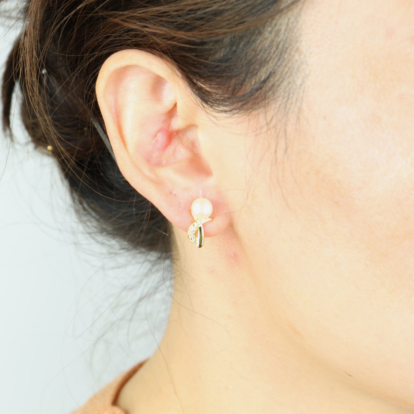 Sterling Silver Pearl Earrings