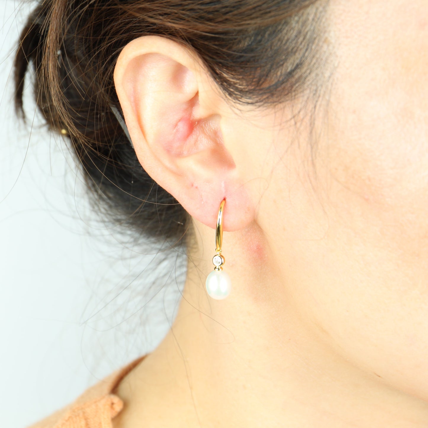 Sterling Silver Pearl Earrings