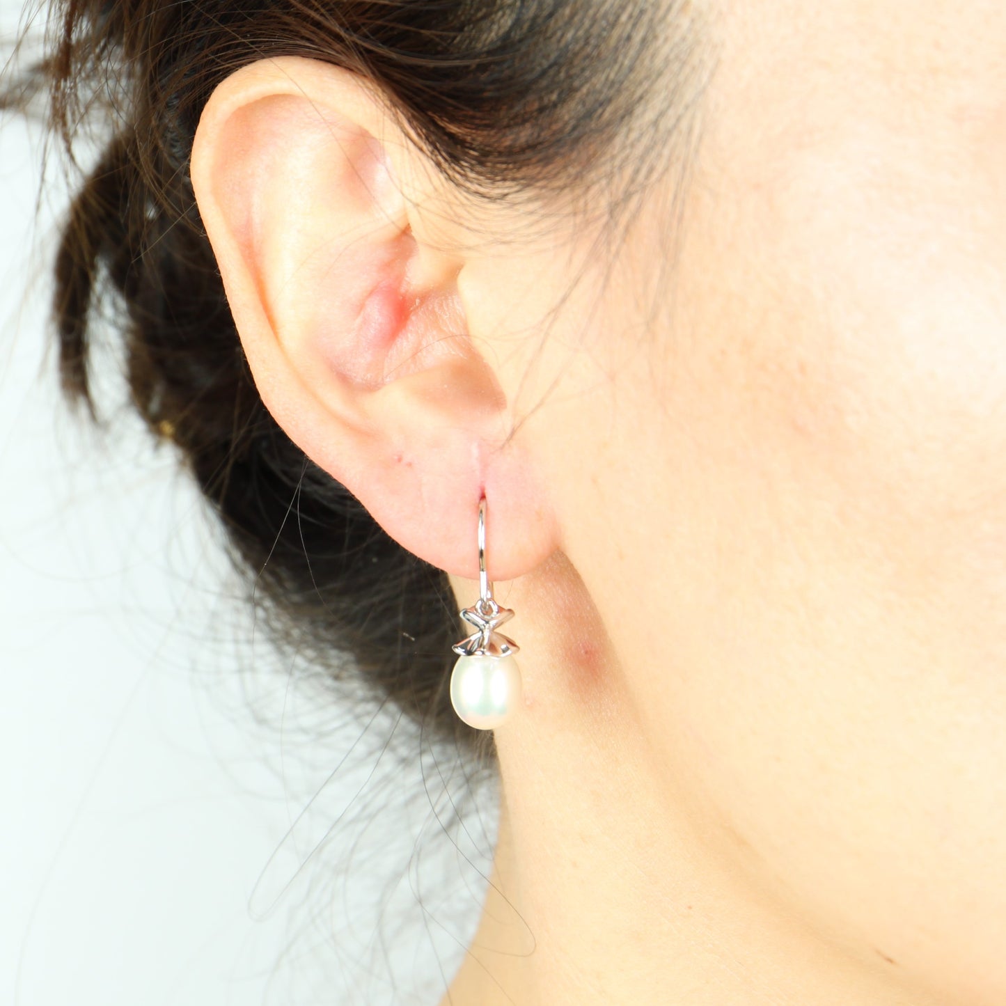Sterling Silver Pearl Earrings