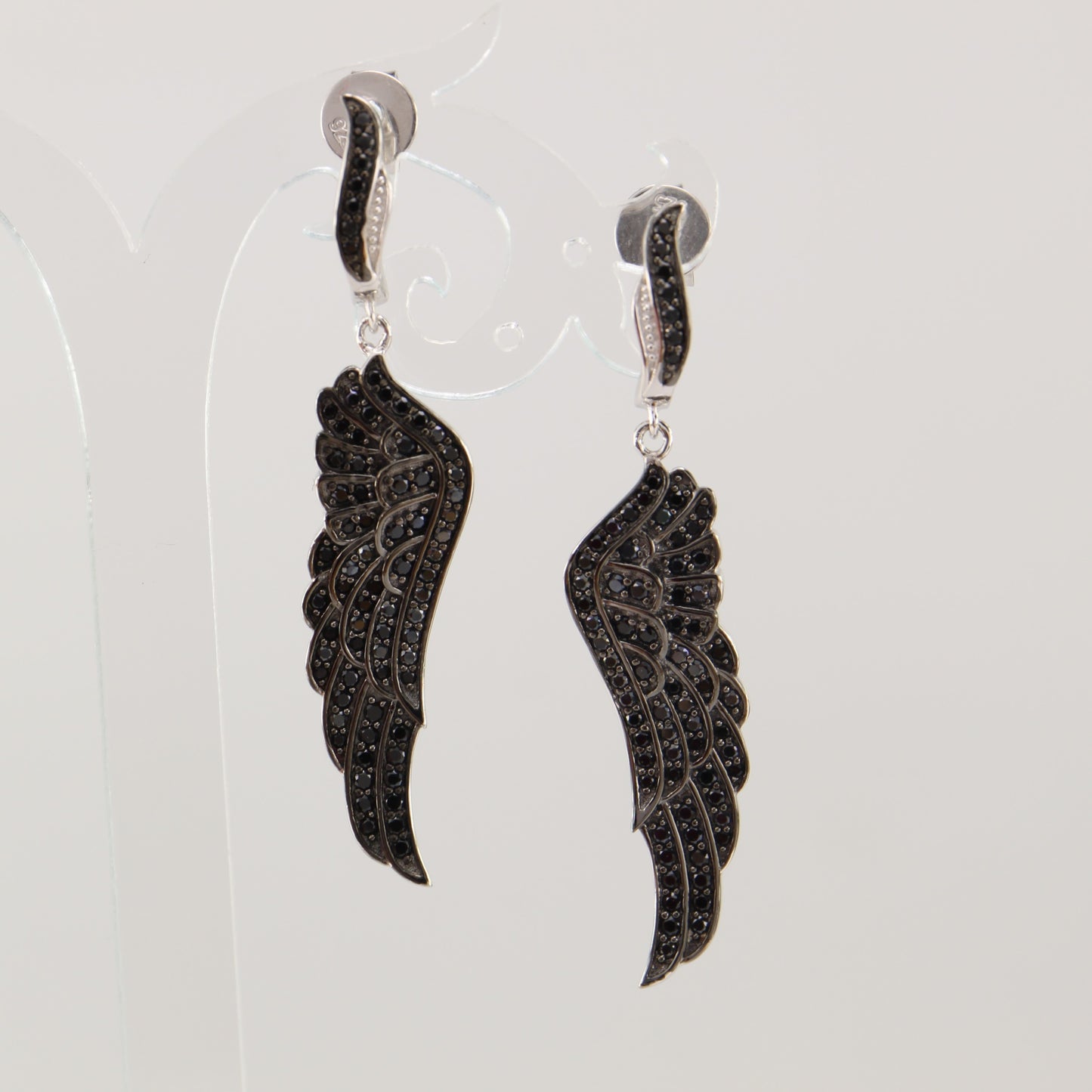 Sterling Silver Falcon Wing Earrings
