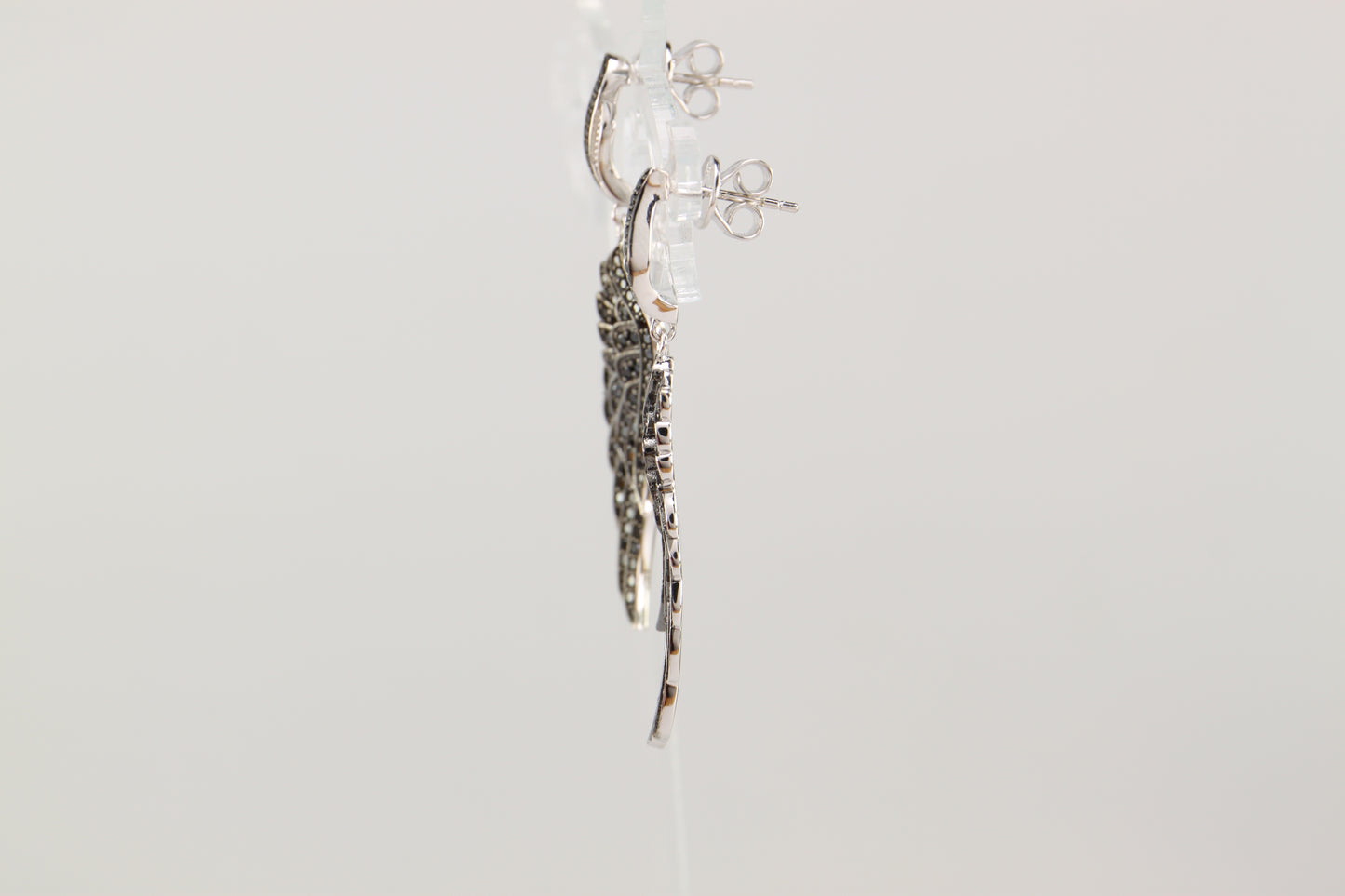 Sterling Silver Falcon Wing Earrings