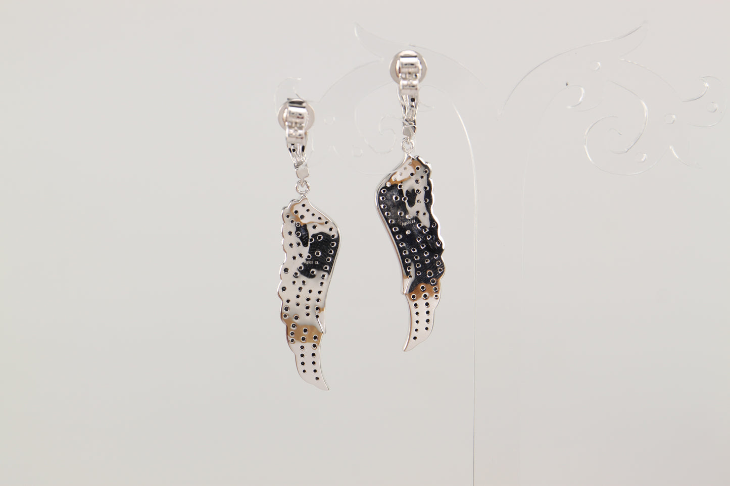 Sterling Silver Falcon Wing Earrings