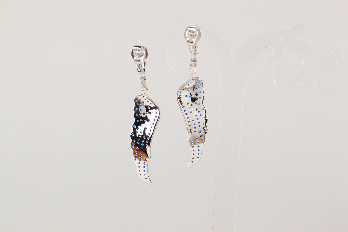 Sterling Silver Falcon Wing Earrings