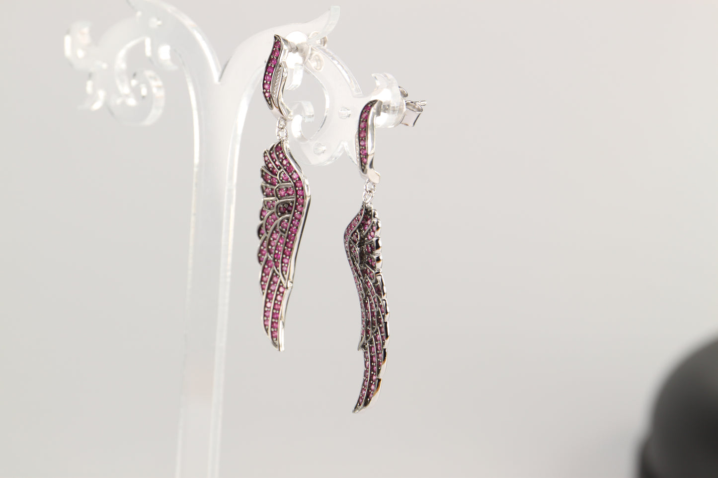 Sterling Silver Falcon Wing Earrings