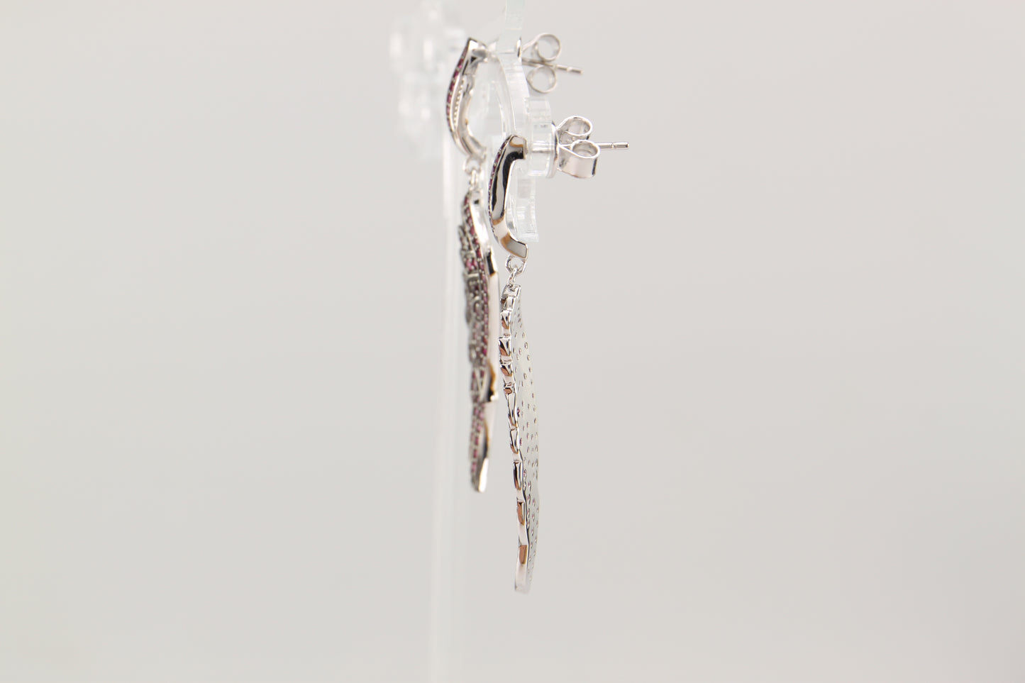Sterling Silver Falcon Wing Earrings