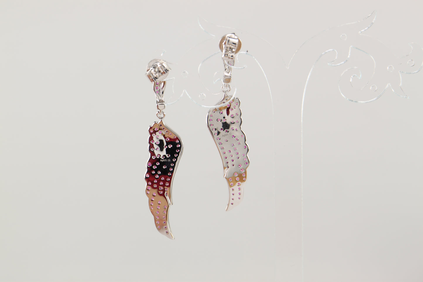 Sterling Silver Falcon Wing Earrings