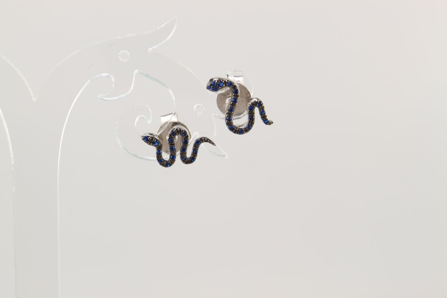 Sterling Silver Snake Earrings