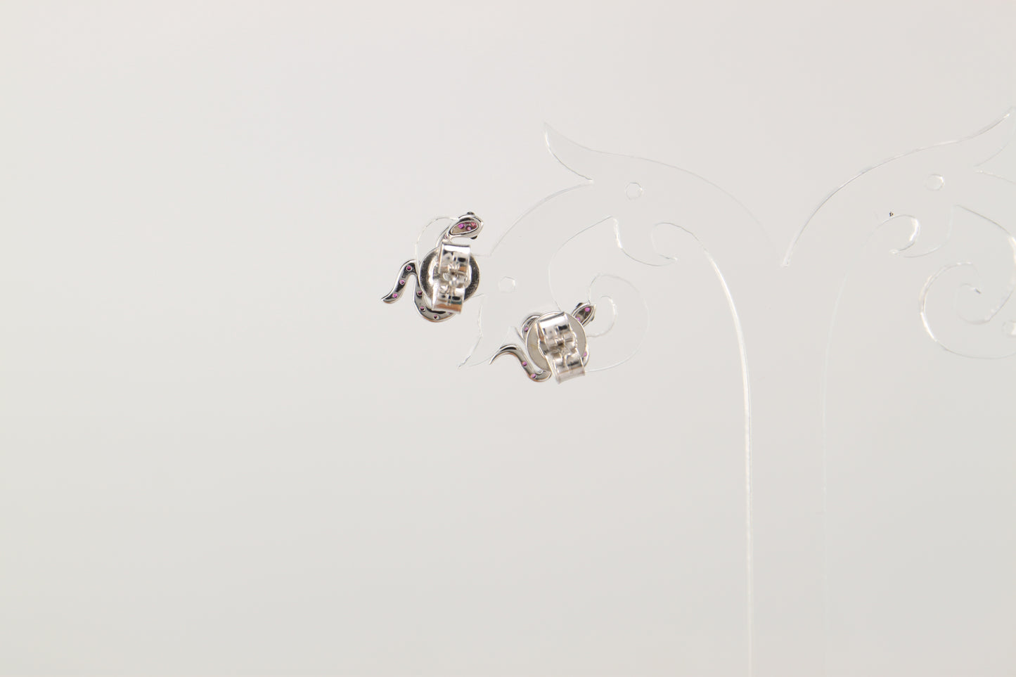 Sterling Silver Snake Earrings