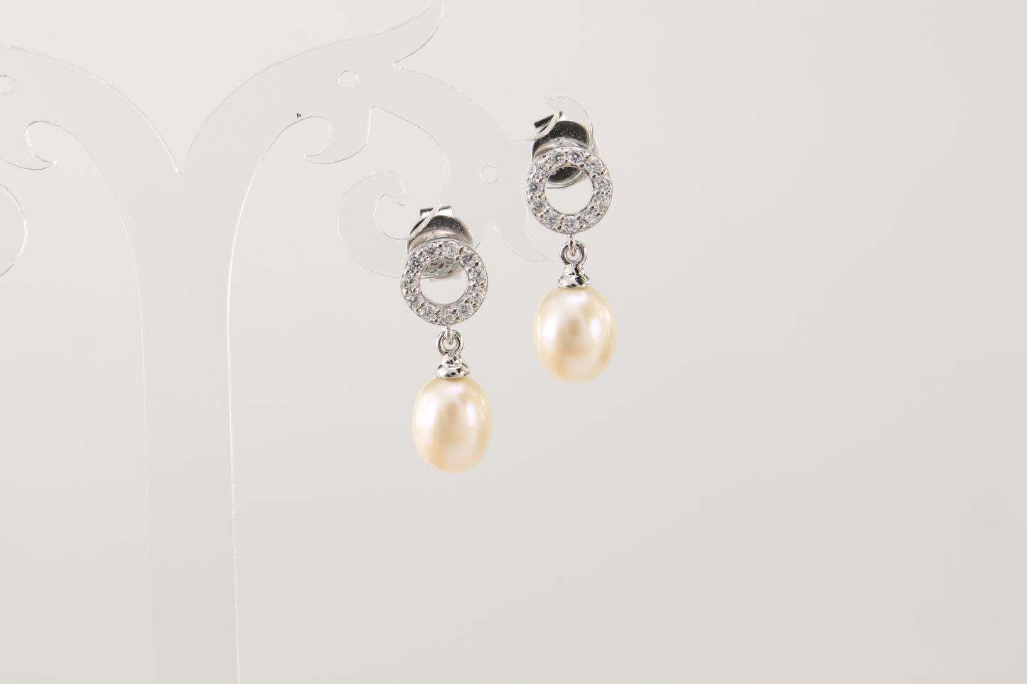 Sterling Silver Pearl Earrings