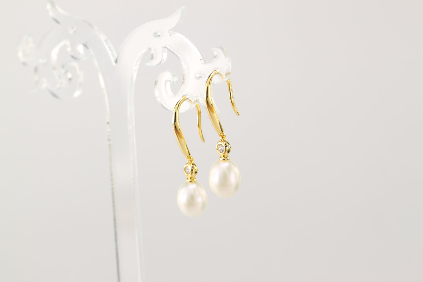 Sterling Silver Pearl Earrings