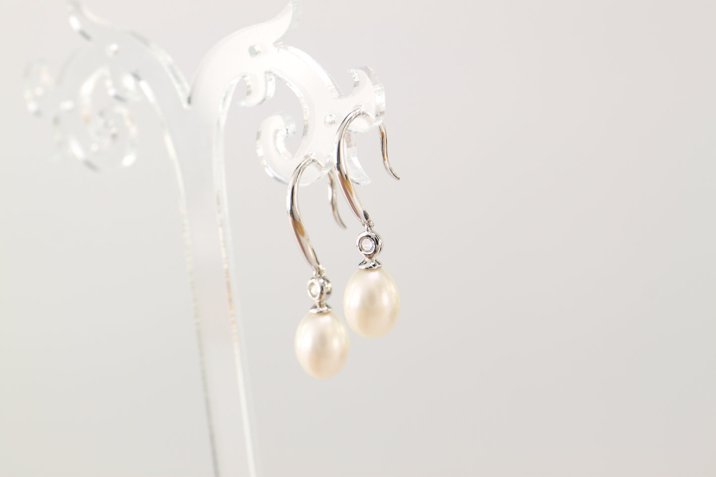 Sterling Silver Pearl Earrings