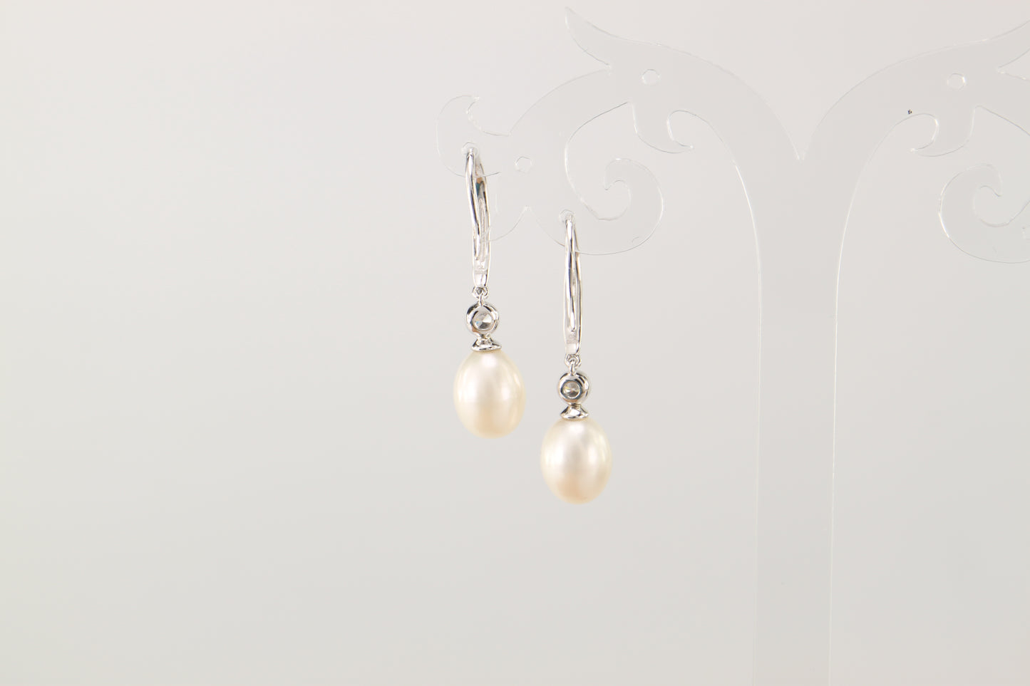 Sterling Silver Pearl Earrings