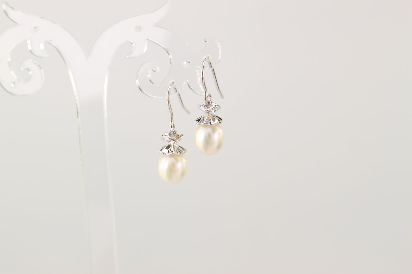 Sterling Silver Pearl Earrings