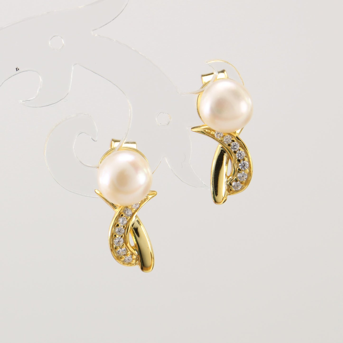 Sterling Silver Pearl Earrings