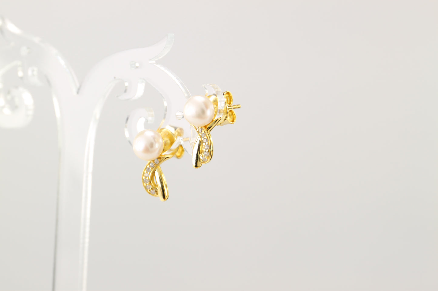 Sterling Silver Pearl Earrings