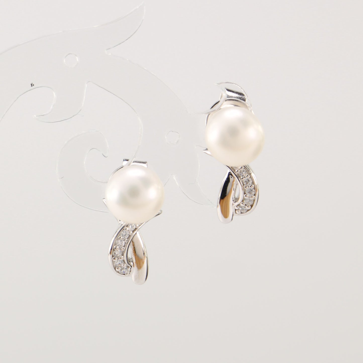 Sterling Silver Pearl Earrings
