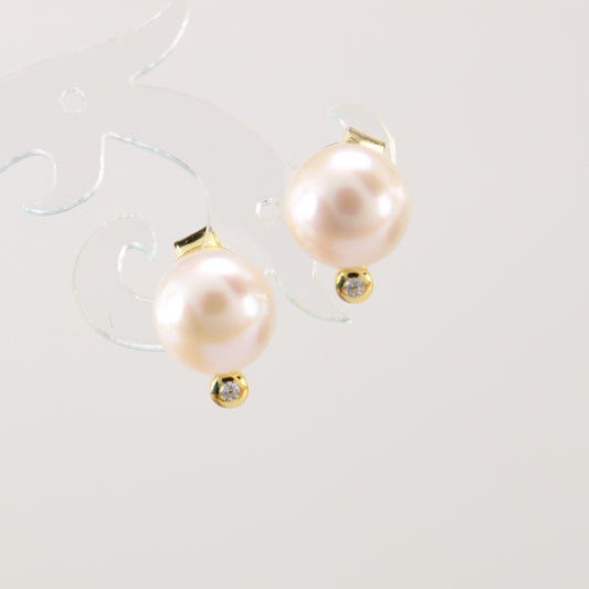 Sterling Silver Pearl Earrings