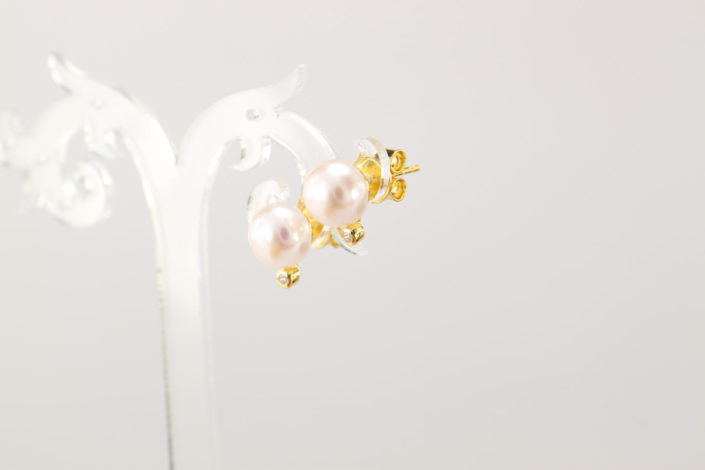 Sterling Silver Pearl Earrings