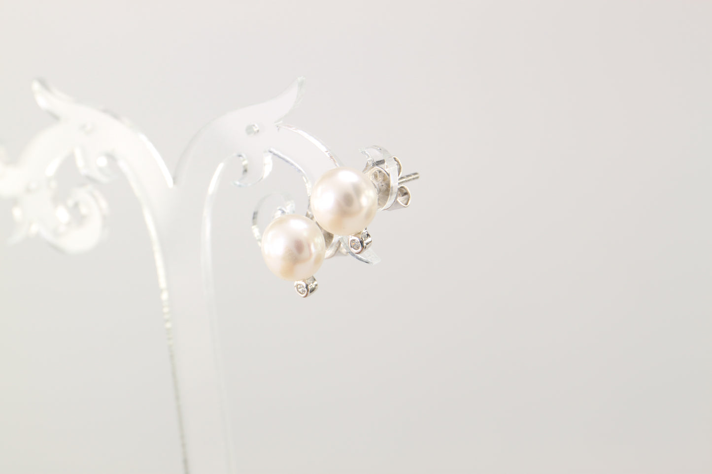 Sterling Silver Pearl Earrings