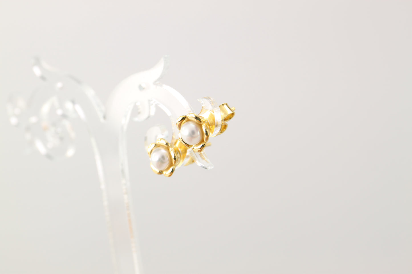 Sterling Silver Pearl Earrings